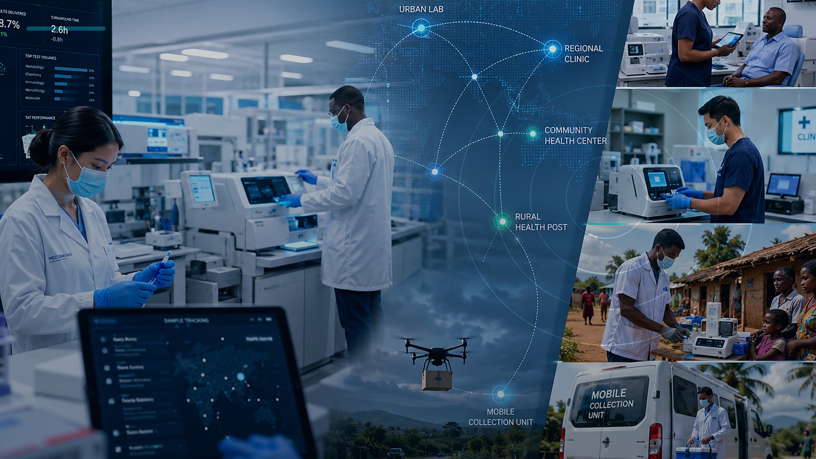 Diagnostic Networks Expand Access Through Decentralized Testing Models
