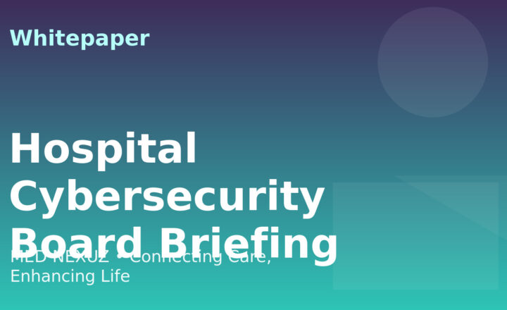 Hospital Cybersecurity Board Briefing